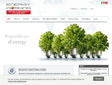 Tablet Screenshot of energyworking.com